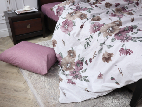 Семейный набор хлопкового постельного белья из Бязи "Gold" №157946AB Черешенка™