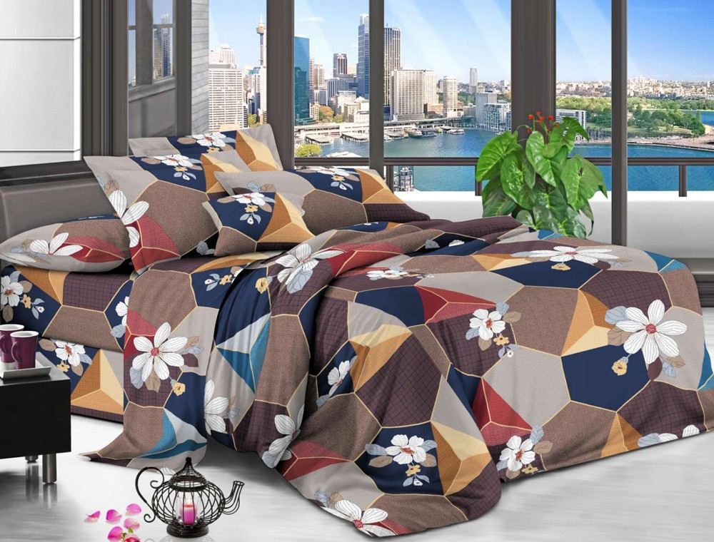 Полуторний набір постільної білизни 150*220 із полікотону №205499 Черешенька™