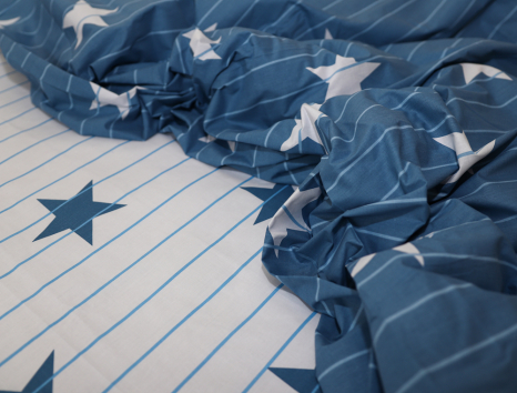 Полуторный набор постельного белья 150*220 из Бязи "Gold" №154068AB Черешенка™