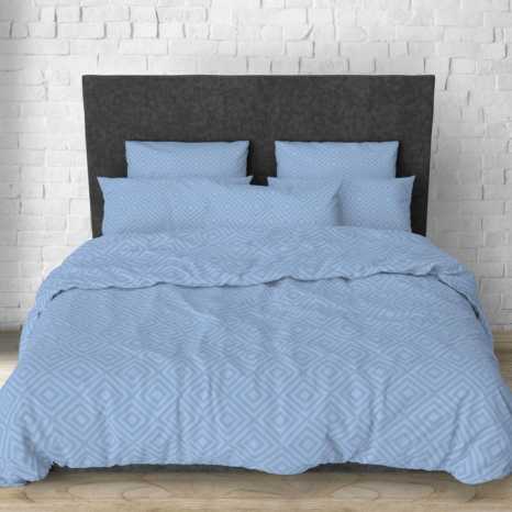 Ткань для постельного белья Бязь "Gold" Lux с ромбами GL162romb (50м)