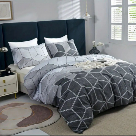 Тканина для постільної білизни Бязь "Gold" Lux GL50968grey