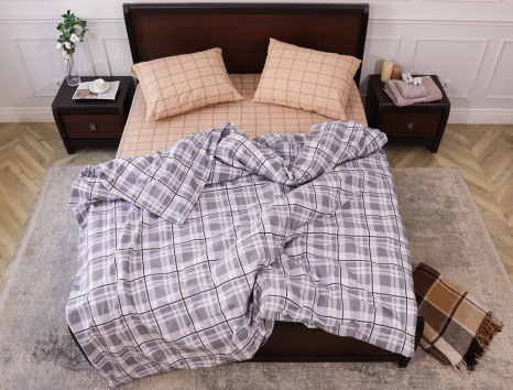 Полуторный набор постельного белья 150*220 из Бязи "Gold" №158051AB Черешенка™