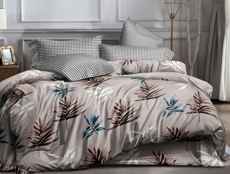 Євро-максі набір постільної білизни 200*220 із Ранфорсу №183292AB Черешенка™