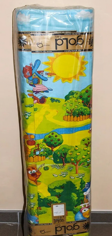 Ткань для постельного белья Бязь "Gold" Lux детская "Смешарики (салатовый)" GLB076.