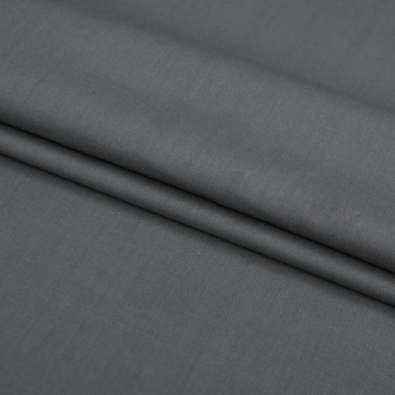 Тканина для постільної білизни Бязь "Gold" Lux однотонна GL1027graphite (50м)