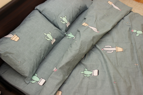 Двоспальний набір постільної білизни 180*220 із Бязі "Gold" №154200 Черешенка™