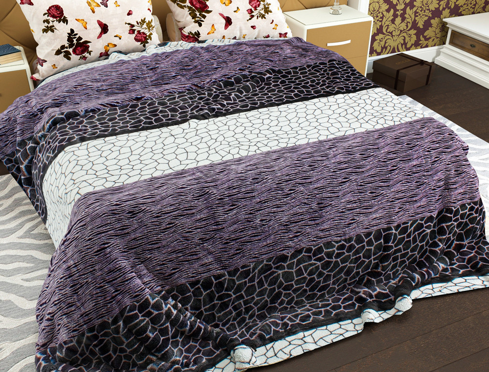Двоспальний флісовий плед №33589