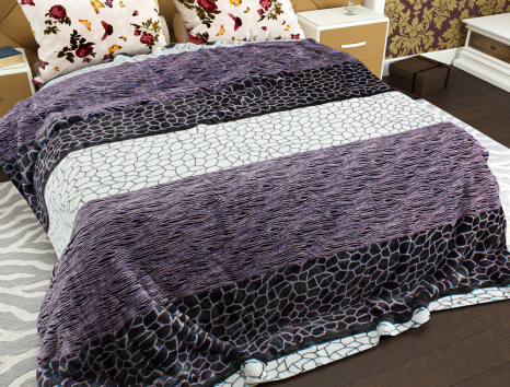 Двоспальний флісовий плед №33589