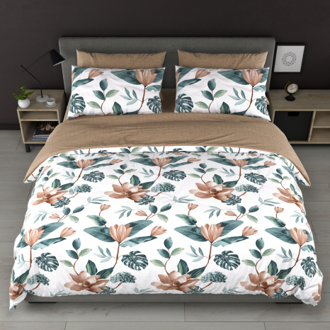 Тканина для постільної білизни Ранфорс R-4141 (A+B) - (50м+50м)