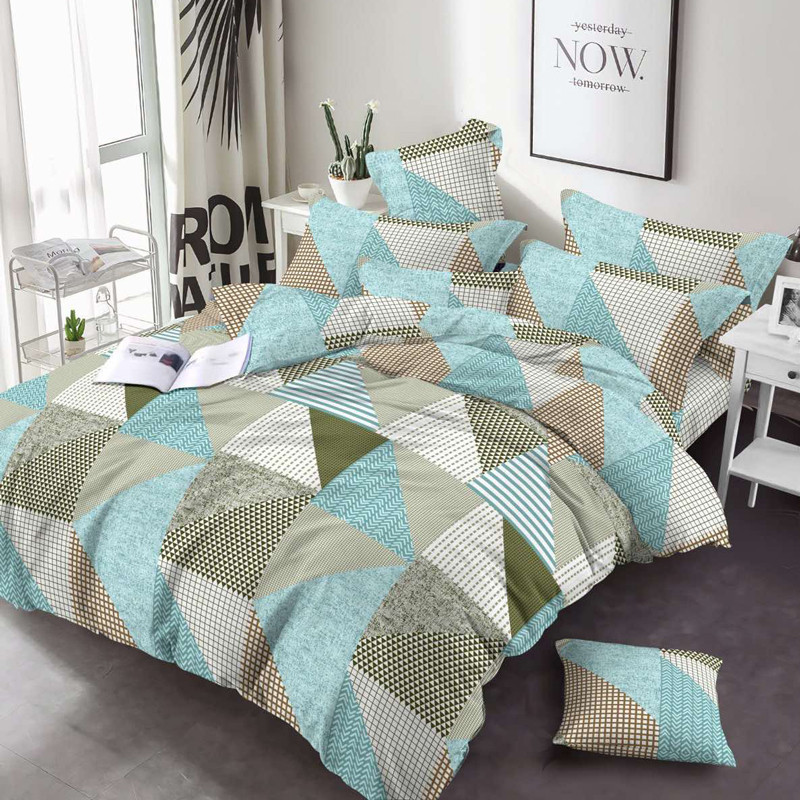 Ткань для постельного белья Бязь "Gold" Lux GL3578green