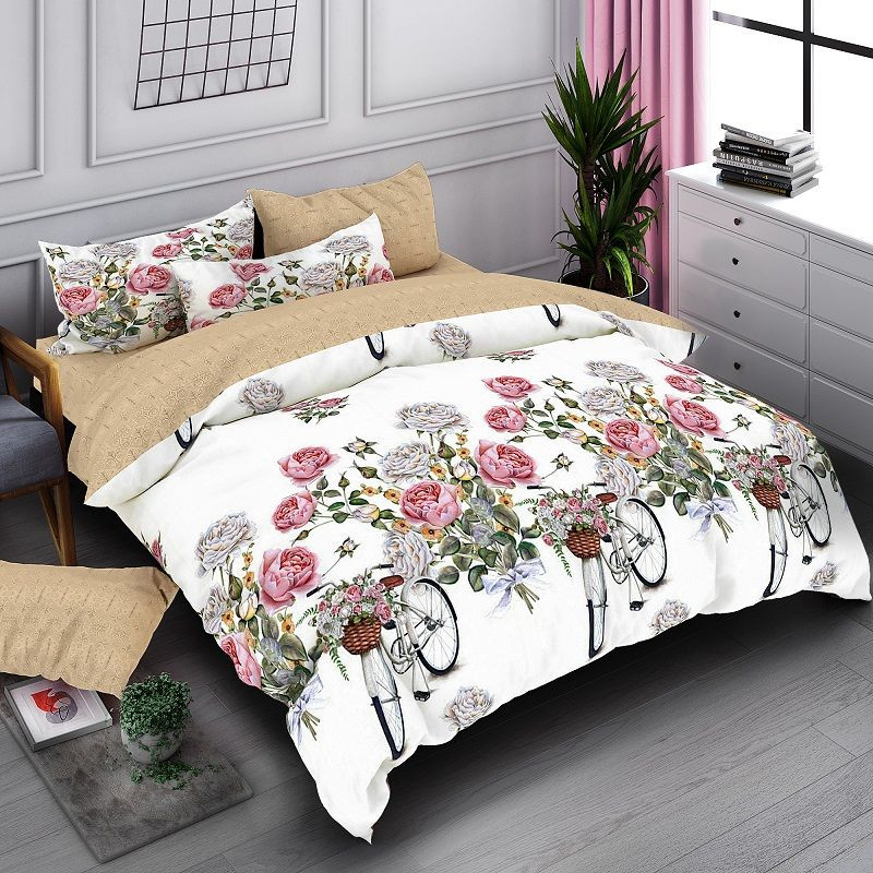 Ткань для постельного белья Бязь "Gold" Lux GL7783 (A+B) - (50м+50м)