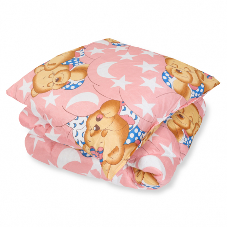 Комплект дитяча ковдра 105x135 + подушка 50x50 №2120