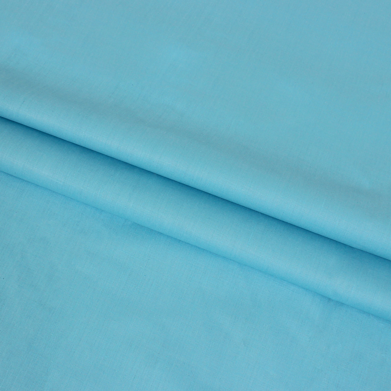 Тканина для постільної білизни Бязь "Gold" Lux однотонна GLblueG (50м)