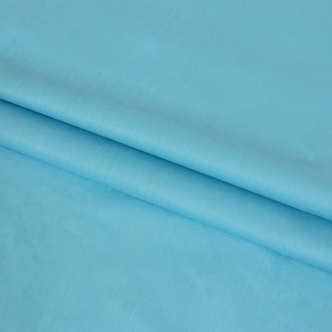 Тканина для постільної білизни Бязь "Gold" Lux однотонна GLblueG (50м)