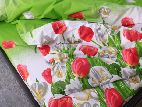 Полуторный набор постельного белья 150*220 из Бязи "Gold" №157019 Черешенка™