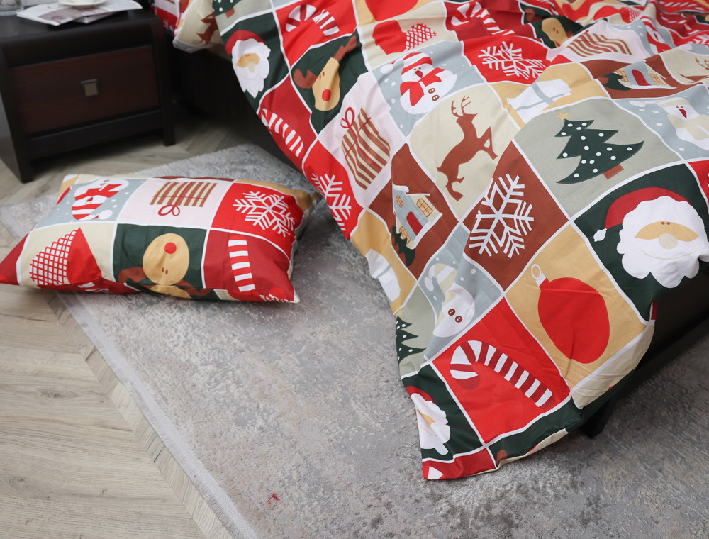 Двоспальний набір постільної білизни 180*220 із Бязі "Gold" №153478 Черешенка™