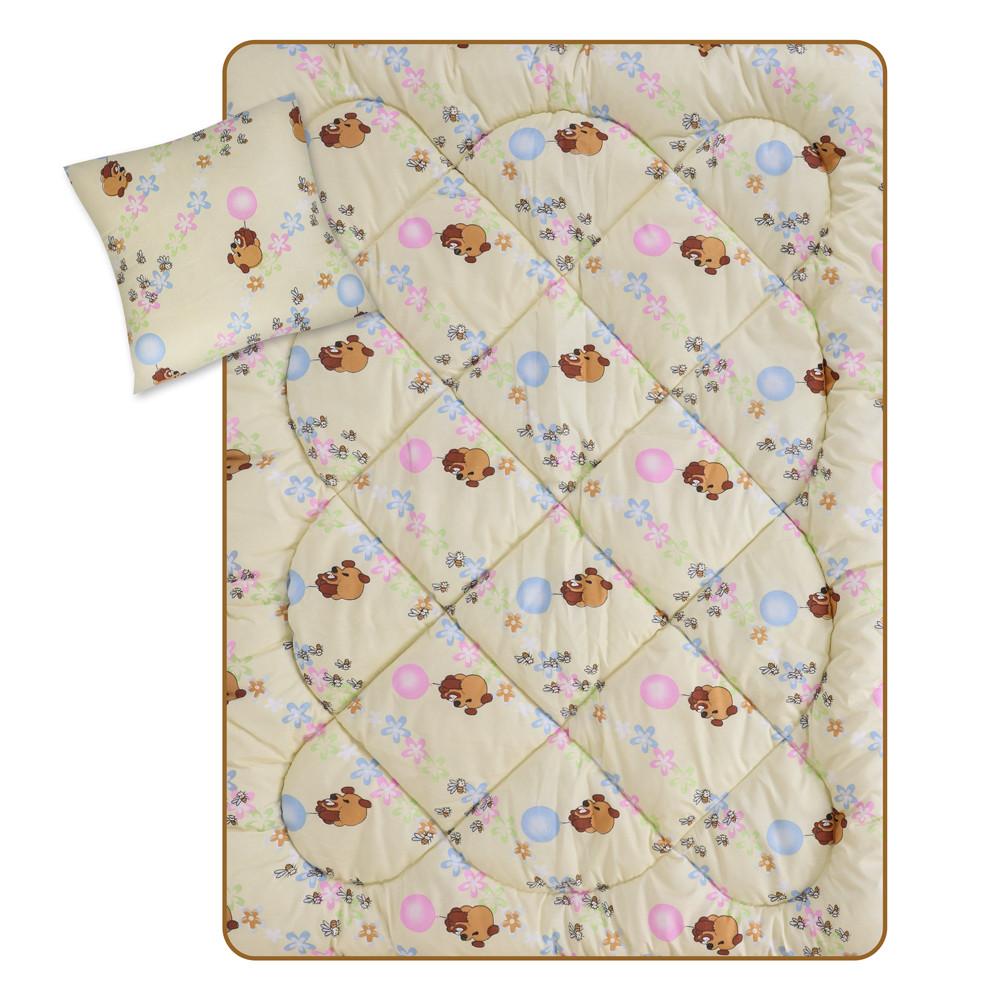 Комплект детское одеяло 105x135 + подушка 50x50 №2126