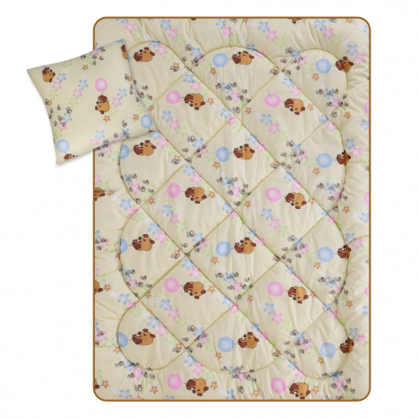 Комплект детское одеяло 105x135 + подушка 50x50 №2126