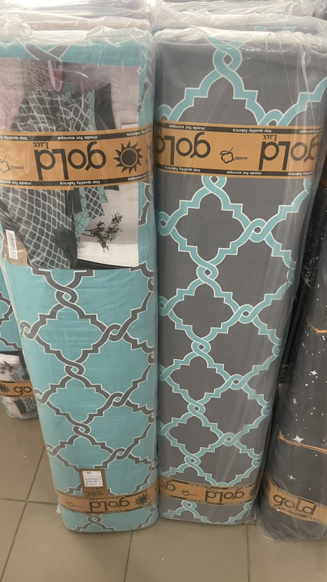 Тканина для постільної білизни Бязь "Gold" Lux GL3360 (A+B) - (50м+50м)