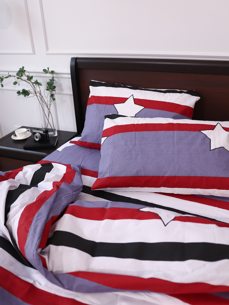 Двоспальний набір постільної білизни 180*220 із Бязі "Gold" №151252 Черешенка™