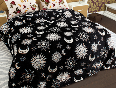 Двоспальний флісовий плед №33502