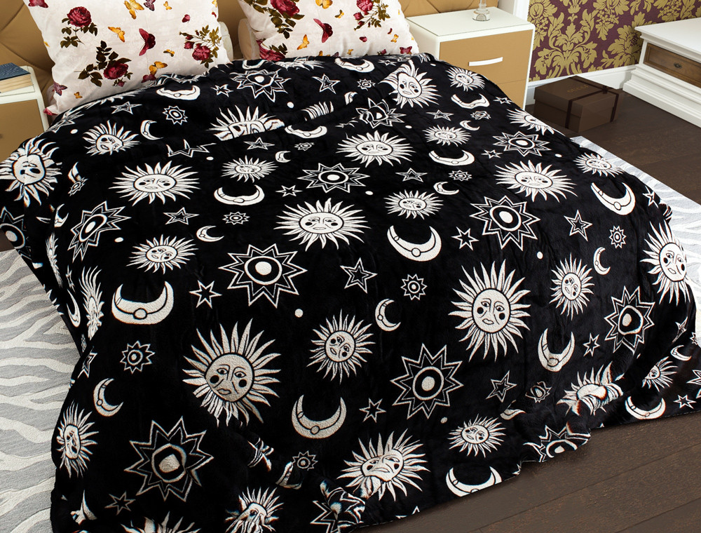 Двоспальний флісовий плед №33502