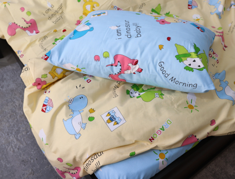 Полуторний набір постільної білизни 150*220 із Бязі "Gold" №167512AB Черешенка™