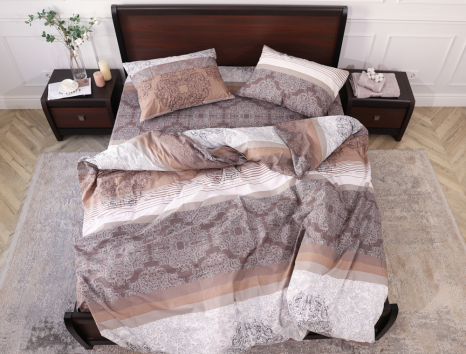 Евро макси набор постельного белья 200*220 из Бязи "Gold" №156889 Черешенка™