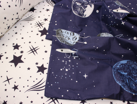 Евро макси набор постельного белья 200*220 из Ранфорса №182207AB Черешенка™