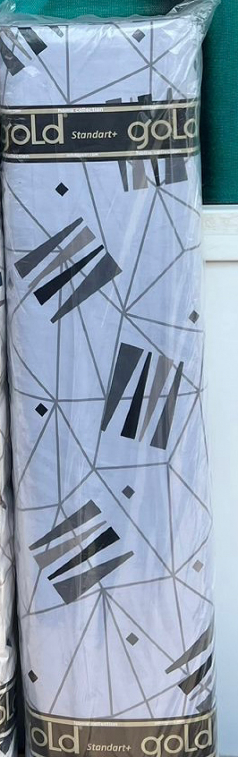 Тканина для постільної білизни Бязь "Gold" Lux GL3321gray