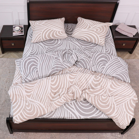 Евро макси набор постельного белья 200*220 из Бязи "Gold" №15995AB Черешенка™