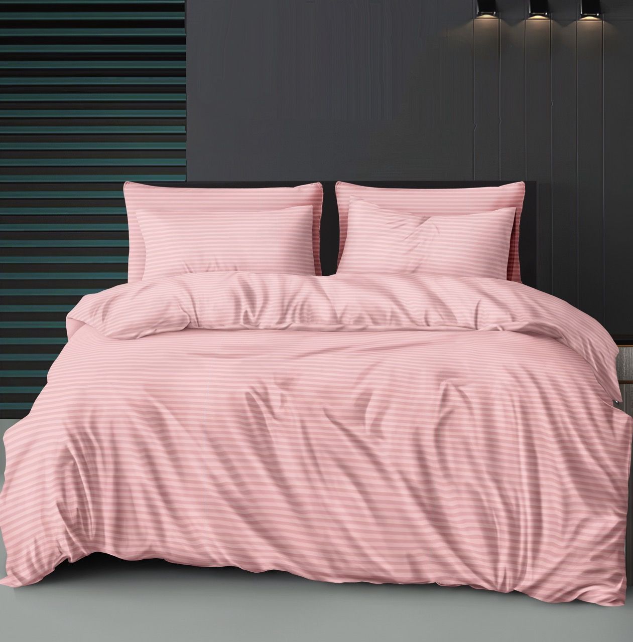 Тканина для постільної білизни Бязь "Gold" Lux однотонна GLS11024pink (50м)