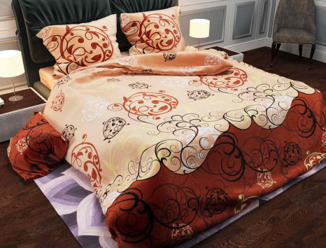 Тканина для постільної білизни Бязь "Gold" Lux GL490