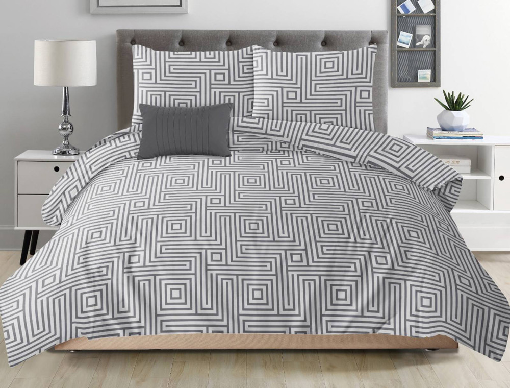 Ткань для постельного белья Бязь "Gold" Lux GL3632grey