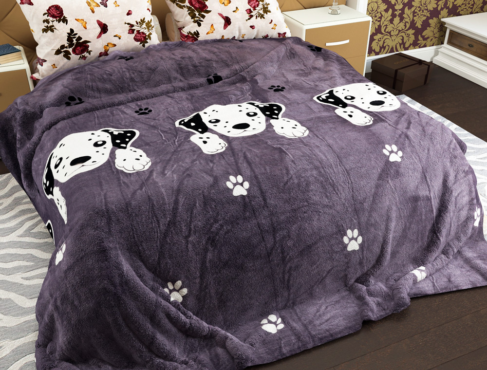 Полуторний флісовий плед №33736