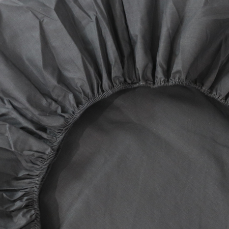 Простынь на резинке (180*200*25) графитовая №665516
