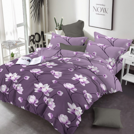 Тканина для постільної білизни Бязь "Gold" Lux GL36100violet