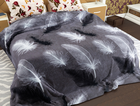 Двоспальний флісовий плед №33959