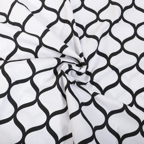 Тканина для постільної білизни Бязь "Gold" Lux "Тканинна сітка" GL1682 (A+B) - (50м+50м)