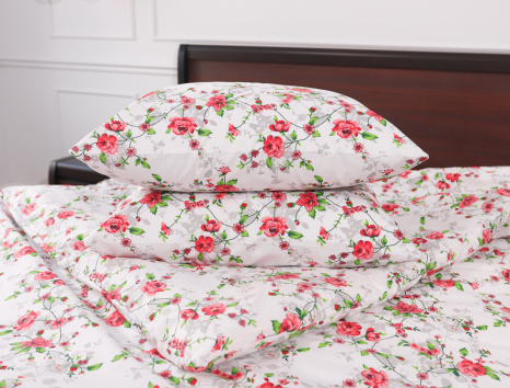 Евро макси набор постельного белья 200*220 из Бязи "Gold" №152619 Черешенка™