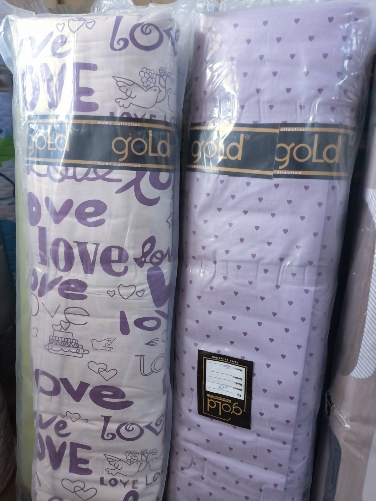 Тканина для постільної білизни Бязь "Gold" Lux GL1864 (A+B) - (50м+50м)