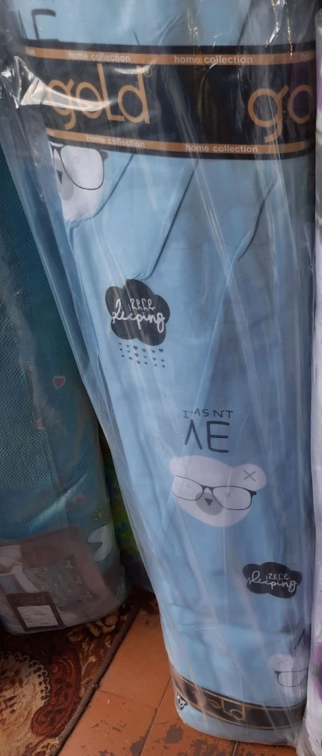 Тканина для постільної білизни Бязь "Gold" Lux дитяча GLB288blue