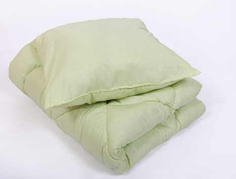 Комплект дитяча ковдра 105x135 + подушка 50x50 (мікрофібра/холлофайбер) №2102