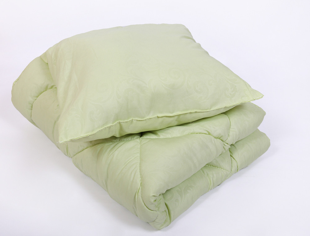 Комплект дитяча ковдра 105x135 + подушка 50x50 (мікрофібра/холлофайбер) №2102