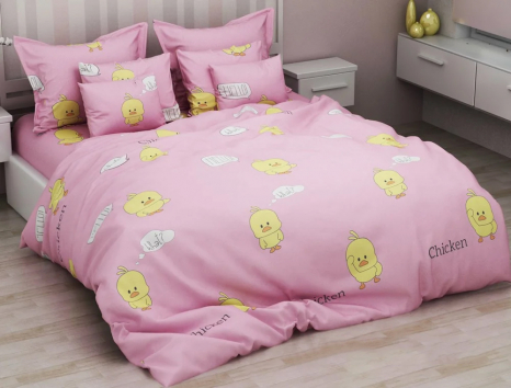 Ткань для постельного белья Бязь "Gold" Lux детская "Веселые эмоции" GLB006