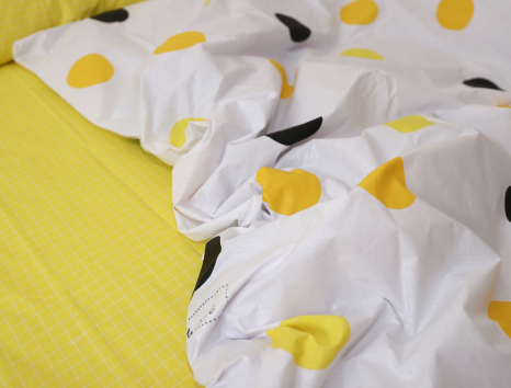 Сімейний набір постільної білизни із Бязі "Gold" №151503AB Черешенка™