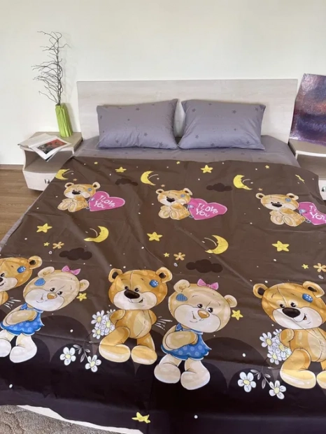 Ткань для постельного белья Бязь "Gold" Lux детская GL50932 (A+B) — (50м+50м)