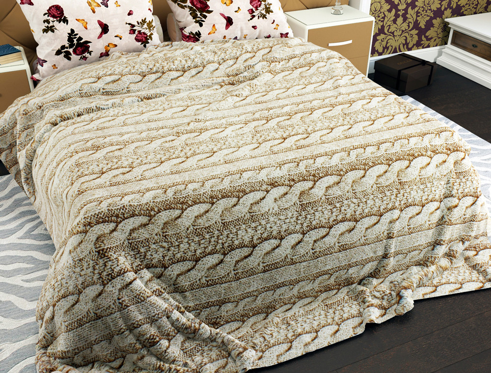 Євро-максі флісовий плед №334401