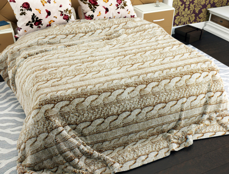 Євро-максі флісовий плед №334401