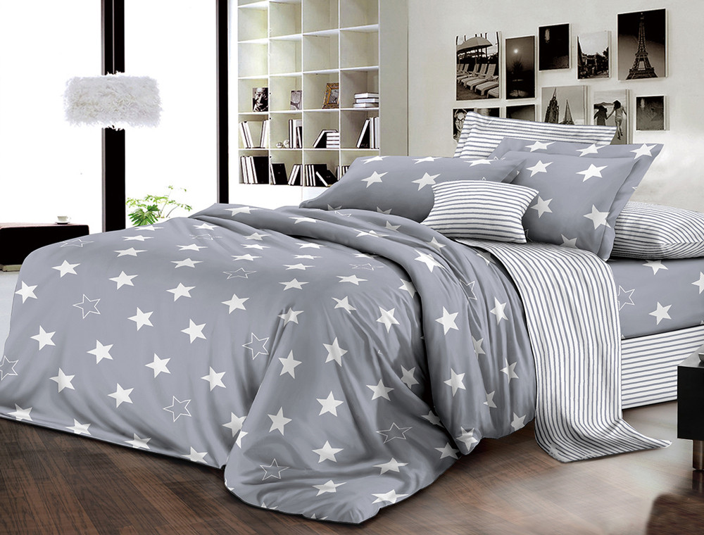 Двоспальний набір постільної білизни 180*220 із Ранфорсу №181987AB Черешенка™